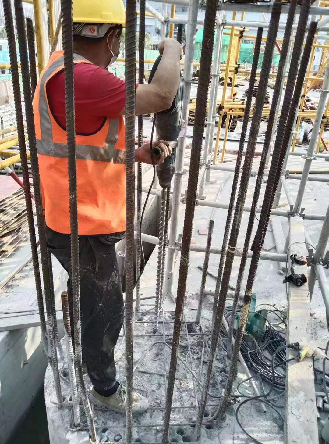 薛城增大截面法加固框架柱施工方案